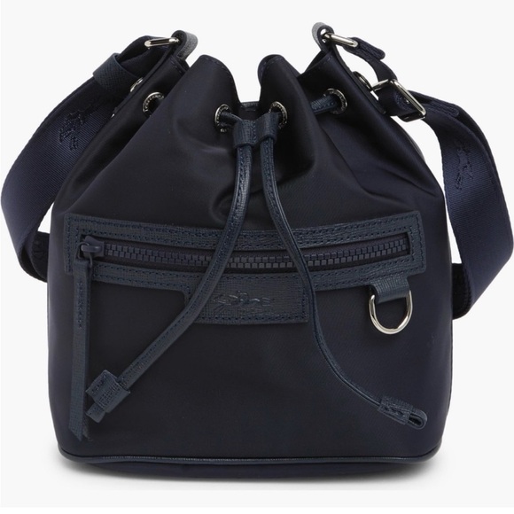 Longchamp Le Pilage Neoprene Bucket Bag - Navy - Picture 12 of 13
